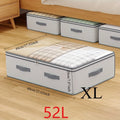 Under-Bed Storage Bag with Clear Window and Reinforced Handles