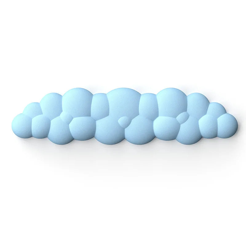 Mouse pad with wrist rest keyboard cloud anti-slip memory foam desktop office gamer