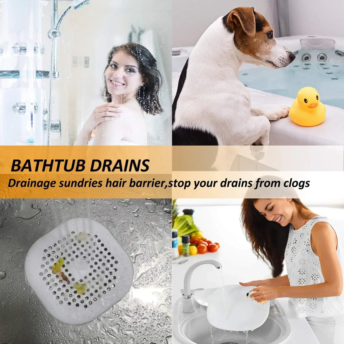 Plug Stopper Kitchen Sewer Silicone Bathroom Floor Bathtub WaterFilter shower drain