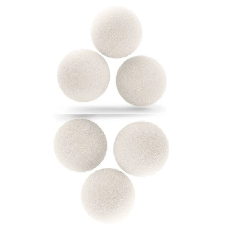 Wool Dryer Balls 2.76 in Premium Natural Fabric Softener Replaces Sheets Laundry for