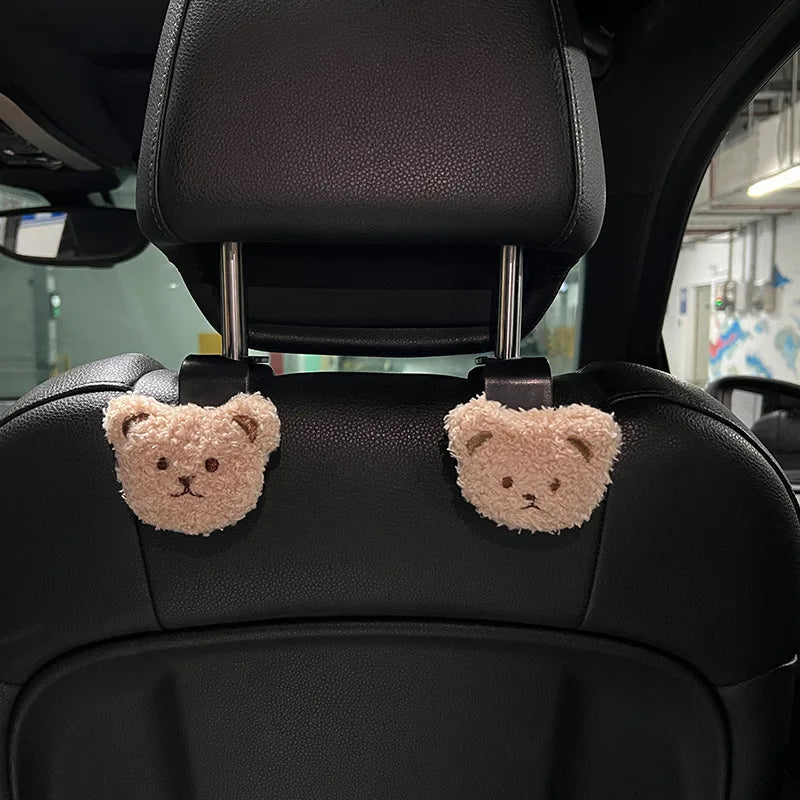Cartoon Car Headrest Hooks — 2-Pack