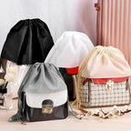Dust Bag Handbag Moisture-proof Bundle Pocket Transparent Drawstring Storage Bag