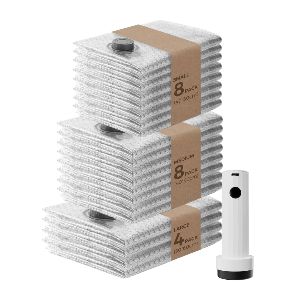 FLEXTAIL X VOLLYC Vacuum Storage Bags & Pump Sets