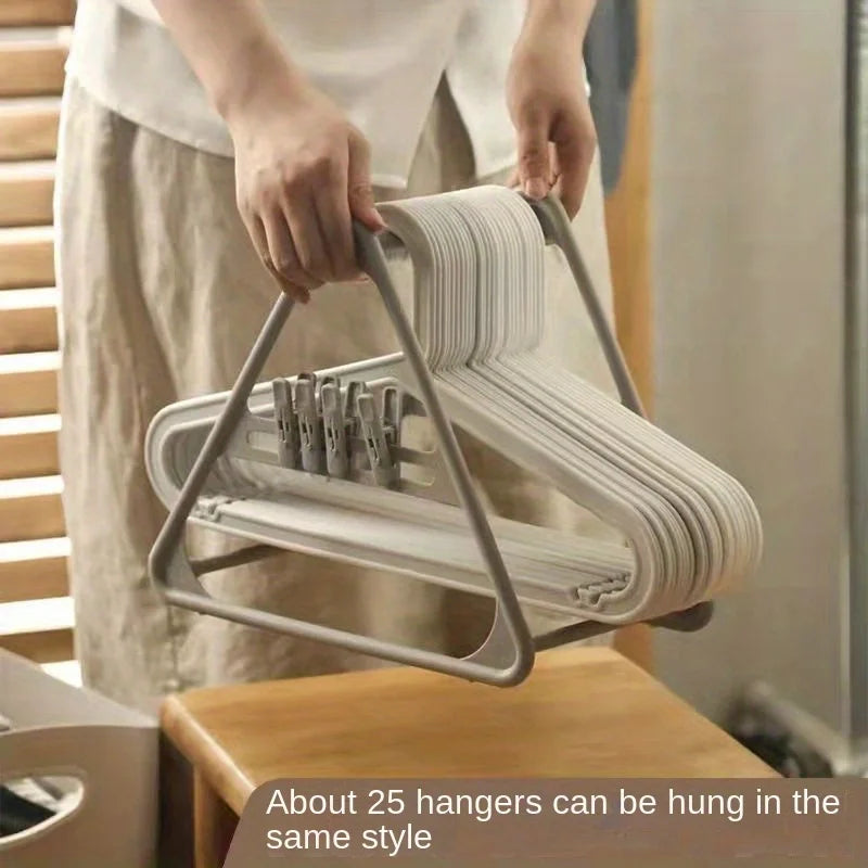 Multi-functional Organizer for Home Hangers，Hanger Storage Racks, Clothes Clips Shelf