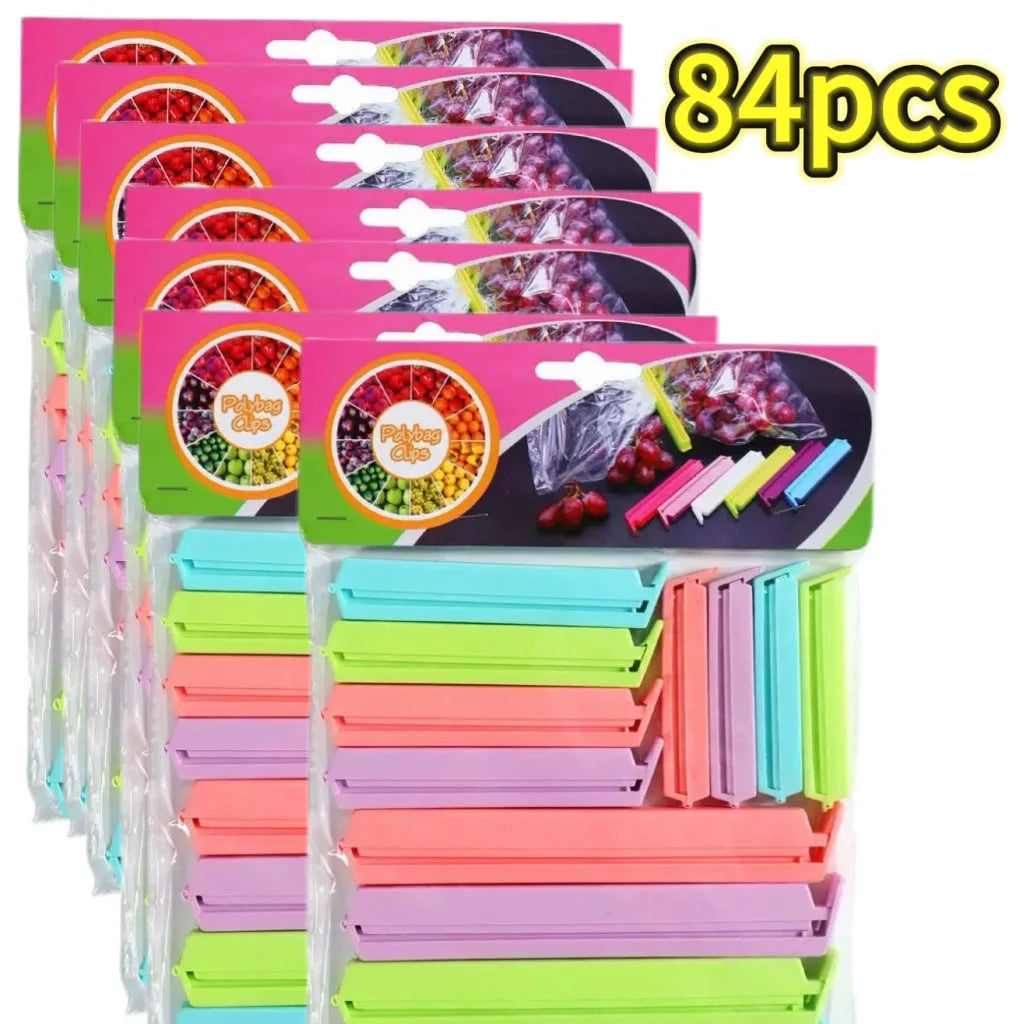 Reusable Bag Sealing Clips — Choice of Pack Size