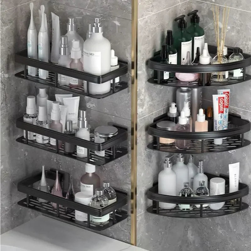 Wall-Mounted Bathroom Storage Shelf