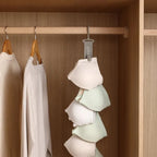 Wardrobe Hat Rack Hanging Rope Hat Storage Clips Hat Organizer Display