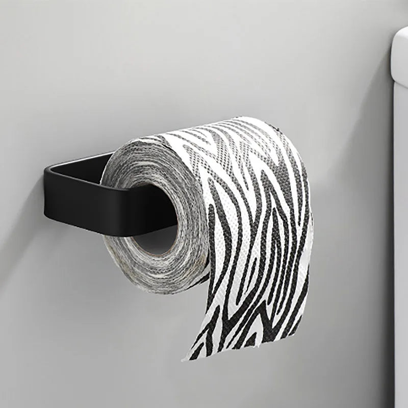Kitchen Paper Towel Holder Adhesive Tissue Hanger Toilet Roll Dispenser Cabinet Storage
