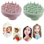 Silicone Shampoo Brush Body Massage Bath Shower Salon Hairdressing Tool Scalp Comb Hair