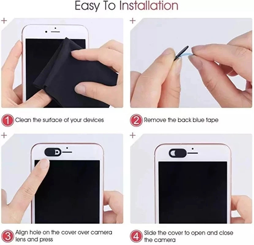 Webcam Cover Shutter Magnet Slider Plastic Camera