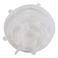 Food Grade Silicone Preservation Cover Reusable Airtight Universal Dish Stretch Round