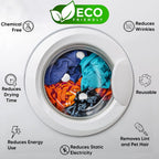Wool Dryer Balls 2.76 in Premium Natural Fabric Softener Replaces Sheets Laundry for