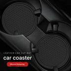 Car Cup Holder Anti-Slip Silicone Insert Coaster Mat Universal Car Accessories Black Fit