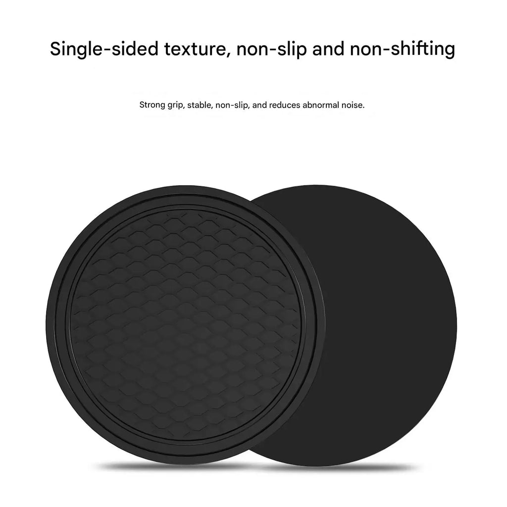 Car Cup Holder Anti-Slip Silicone Insert Coaster Mat Universal Car Accessories Black Fit
