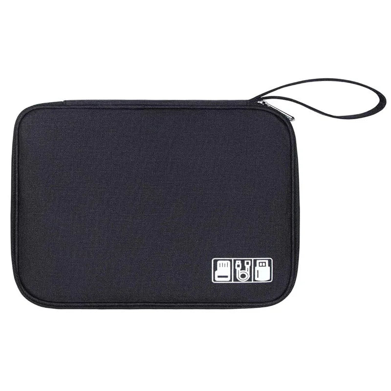 Electronics Organizer Bag Waterproof Carrying Pouch Travel Bag Universal Cable Storage