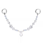 Multiple Chains DIY Mobile Phone Accessories Hook Sticker Phone Charm Lanyard Pendant for IPhone for Galaxy
