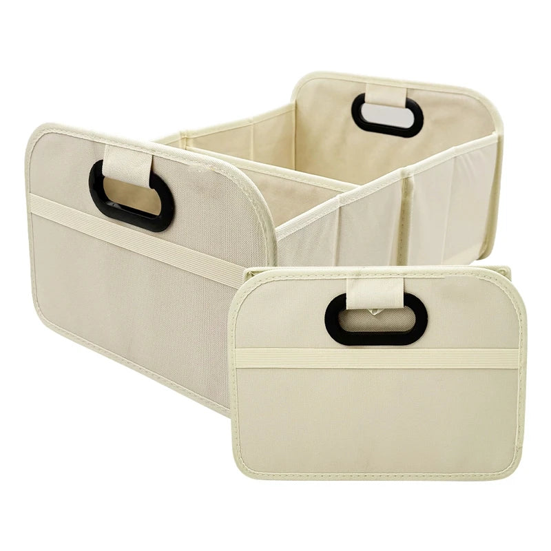 Trunk Organizer for suv, Foldable portable car storage box for camping outdoor storeroom
