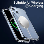 Shockproof Clear Phone Case For iPhone 15 14 11 13 12 Pro Max 7 8 Plus X XR XS Soft Silicone Protection