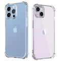 Shockproof Clear Phone Case For iPhone 15 14 11 13 12 Pro Max 7 8 Plus X XR XS Soft Silicone Protection