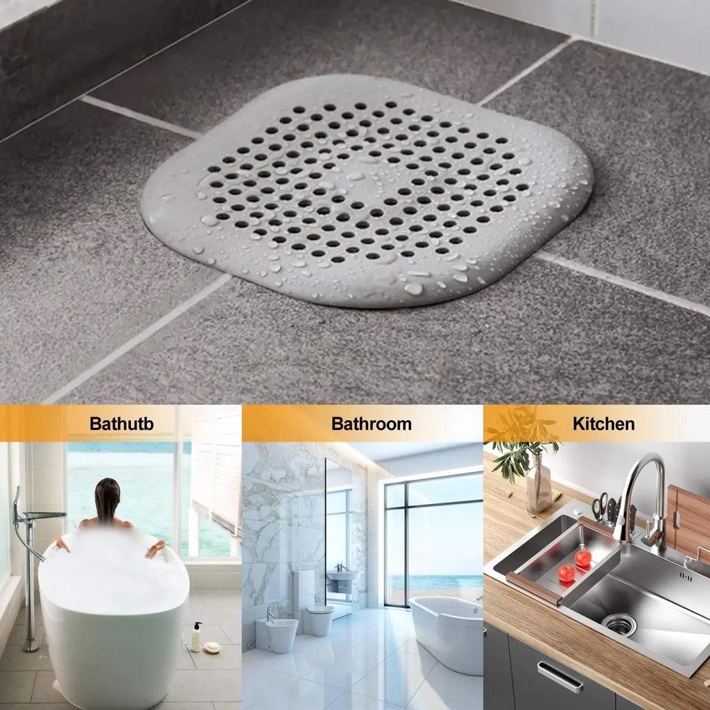 Plug Stopper Kitchen Sewer Silicone Bathroom Floor Bathtub WaterFilter shower drain