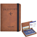 Passport Holder for Travel Essentials Wallet Cover Case for Accessories, Book Holders