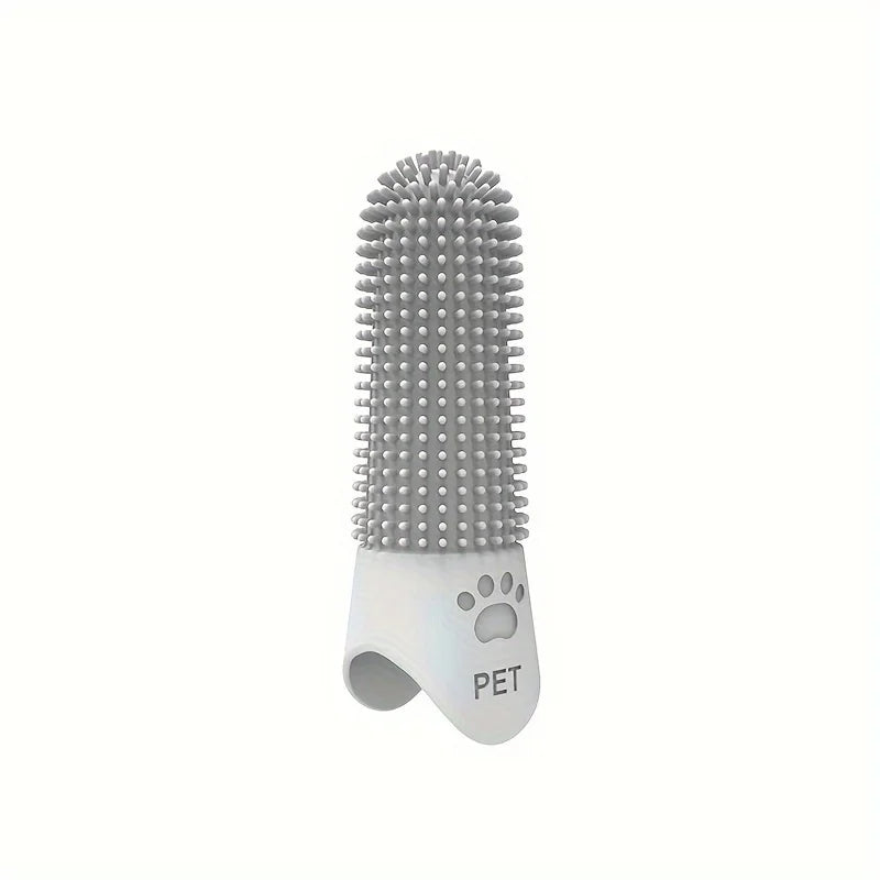 Soft Silicone Dog Toothbrush 360° Finger for Dogs Cats Durable Pet Brush Tooth Cleaning