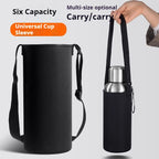 Portable Water Bottle Insulated Neoprene Holder Pouch Bag 25.4 / 33.8 / 50.7 fl oz