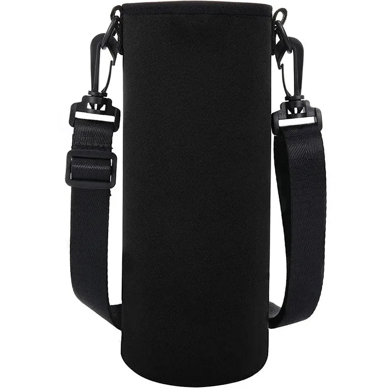 Portable Water Bottle Insulated Neoprene Holder Pouch Bag 25.4 / 33.8 / 50.7 fl oz