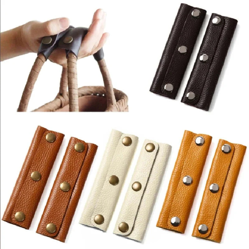 Soft Suitcase Grip Protective Luggage Bag Handle Wrap Leather Anti-stroke Stroller