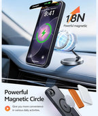 For iPhone 17e/16e Phone Case with Magnetic Translucent Matte Cases with [Screen Protector] Shockproof