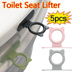 Cute multifunction Silicone Self Adhesive Handle for Toilet Seat Cabinet Drawer