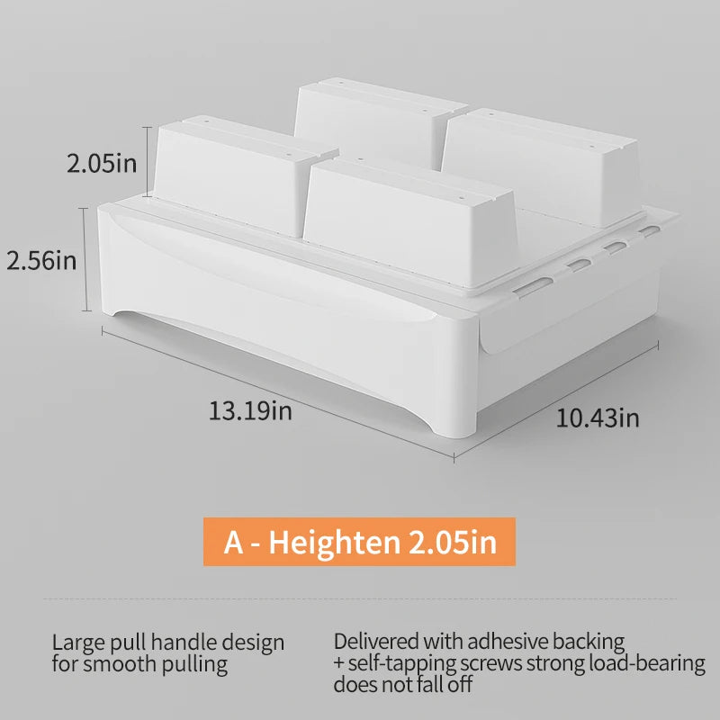 Small Under Desk Storage Cabinet with Mobile Pedestal