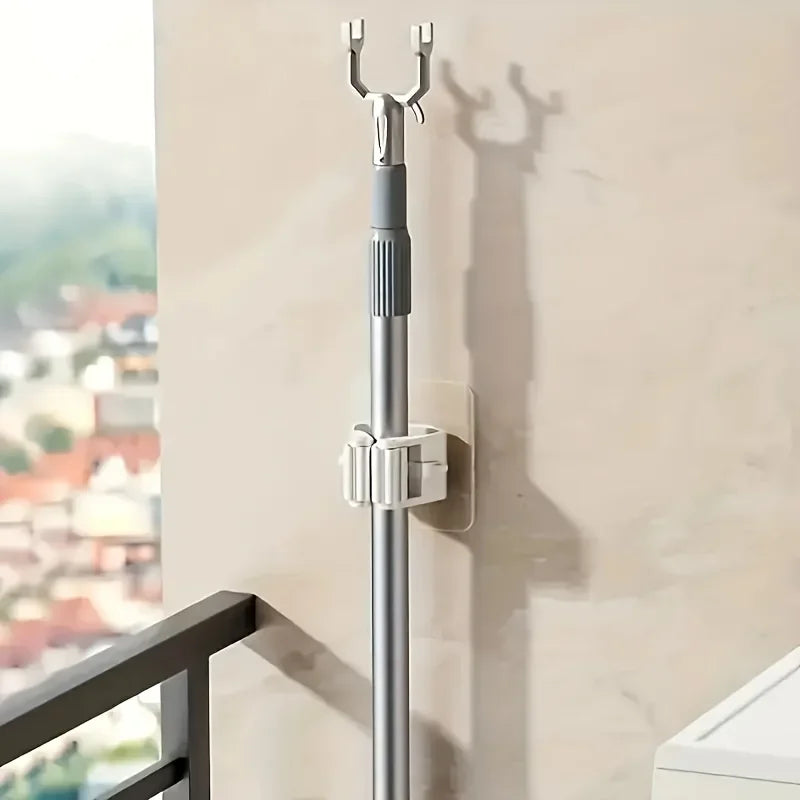 Self-Adhesive Mop and Broom Holders