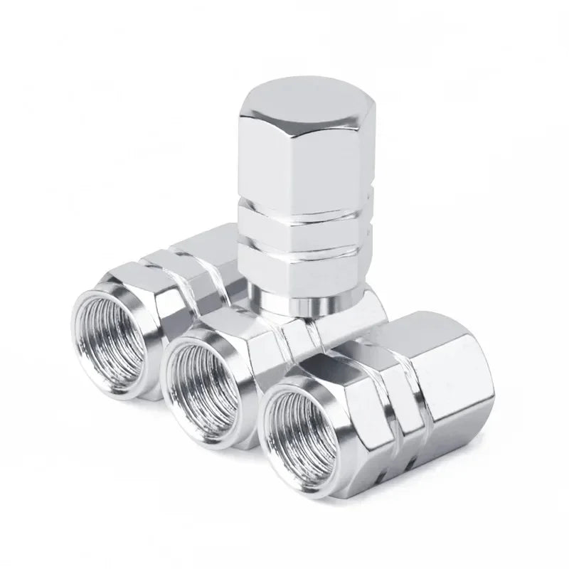 Tire Valve Stem Caps Decorative Tires Accessories Aluminum Alloy Nipple Wheel