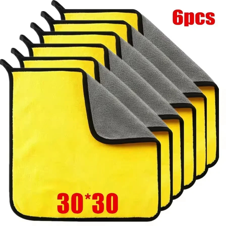 11.8 x 23.6 in Microfiber Car Cleaning Towels Soft Quick Drying