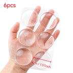 Clear Door Stopper Wall Protector Self Adhesive Furniture Bumper Pads Noise Dampening