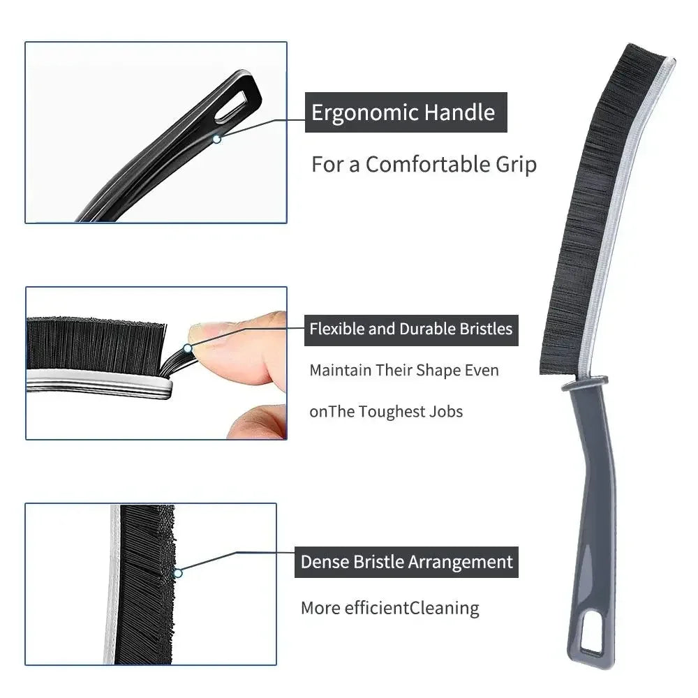 Long-Handled Grout and Gap Cleaning Brush