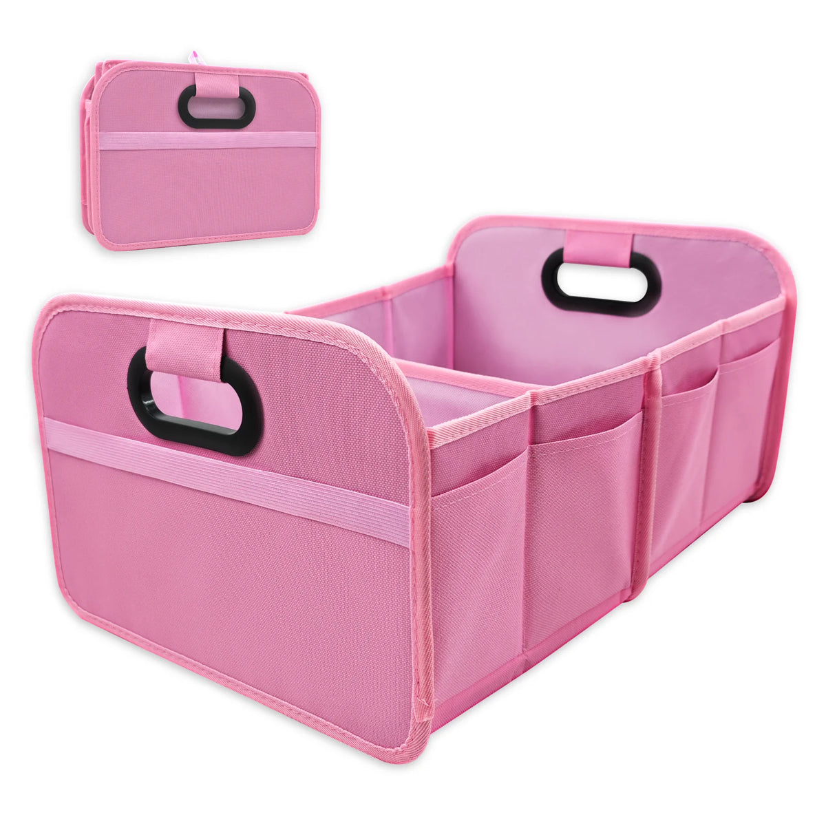 Trunk Organizer for suv, Foldable portable car storage box for camping outdoor storeroom