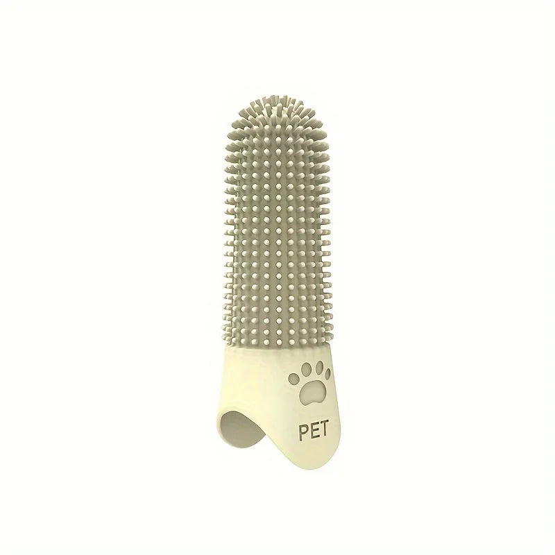 Soft Silicone Dog Toothbrush 360° Finger for Dogs Cats Durable Pet Brush Tooth Cleaning
