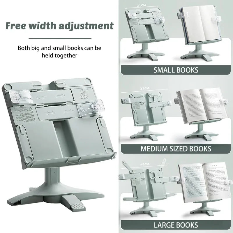 Adjustable Rotatable Portable Reading Bookshelf Multifunctional Document Holder Lifting