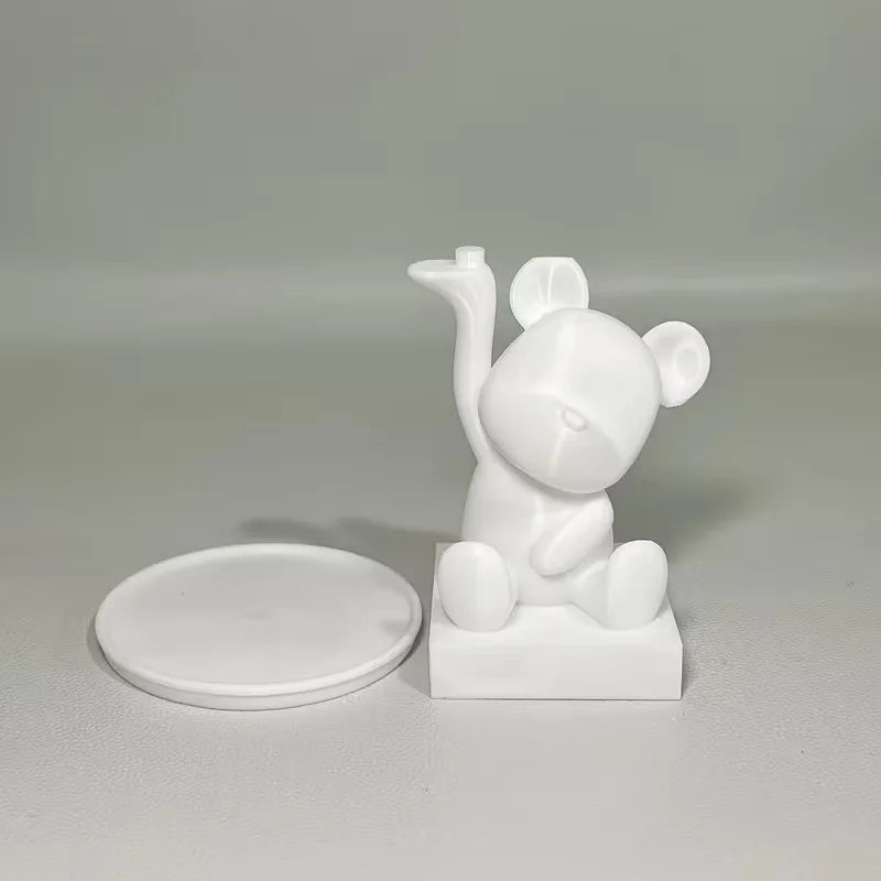 Mini Bear Trinket Tray — White or Black