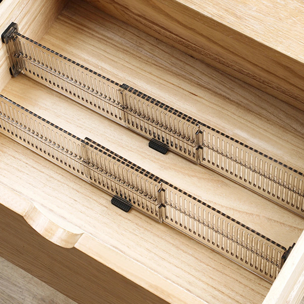 Plastic Drawer Divider 5Sets, Home Storage Dividers, for and Organization