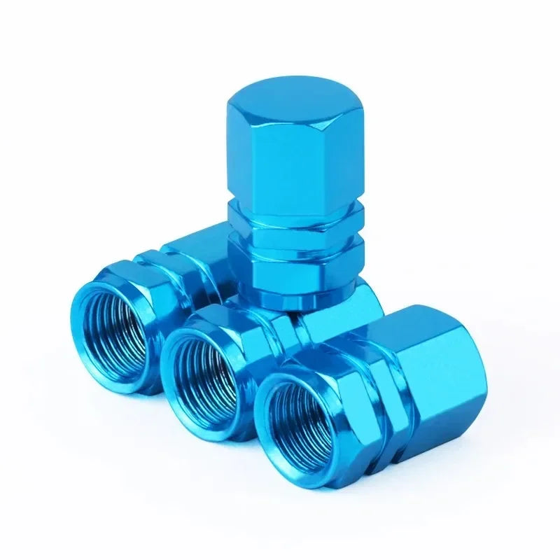 Tire Valve Stem Caps Decorative Tires Accessories Aluminum Alloy Nipple Wheel