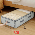 Under-Bed Storage Bag with Clear Window and Reinforced Handles