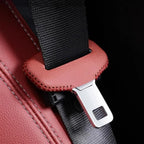 Universal Car Seat Belt Buckle Cover Protector Anti-collision Case PU Leather