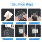 Self-Adhesive Mop and Broom Holders
