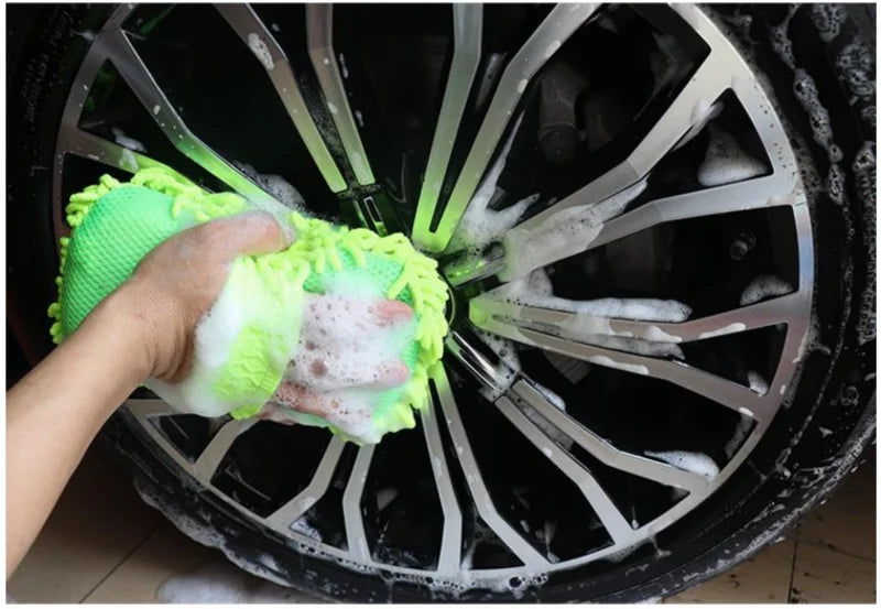Microfiber Car Washer Sponge Cleaning Car Care Detailing Brushes Washing Towel Auto