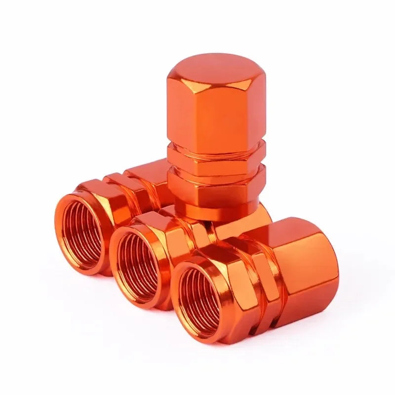 Tire Valve Stem Caps Decorative Tires Accessories Aluminum Alloy Nipple Wheel