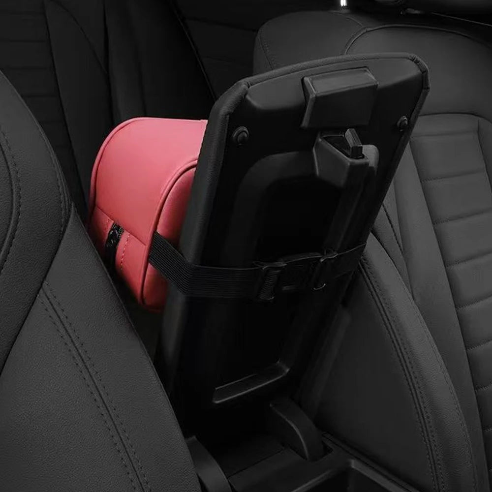 Car Tissue Box Holder Microfiber Leather Car Center Console Armrest Napkin Box Sun