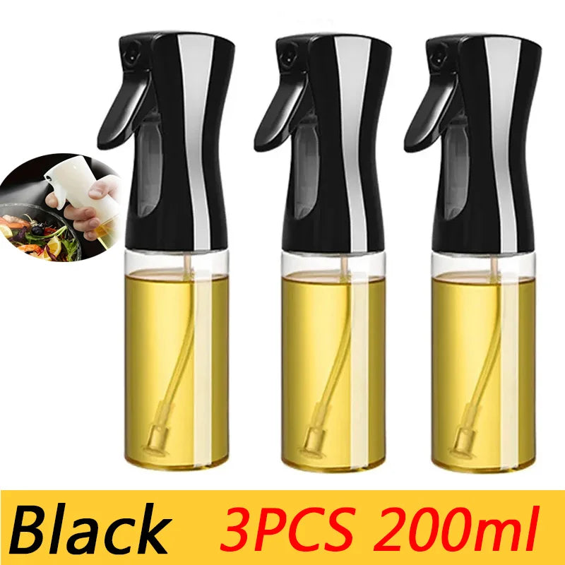 6.8 / 10.1 / 16.9 fl oz Oil Spray Plastic Household Kitchen Oil Bottle Or Oil Brush